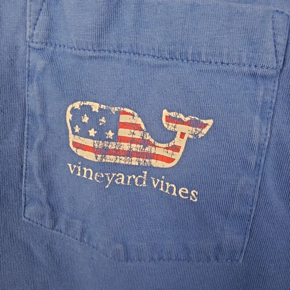 Vineyard Vines Blue Short Sleeve Tee Classic Fit. MED - Picture 2 of 7